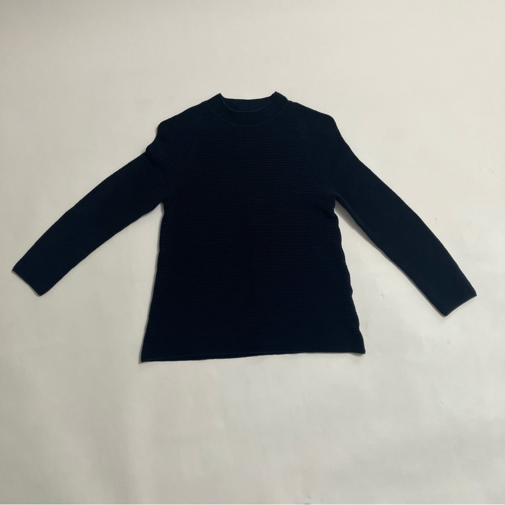 COS textured long sleeve top